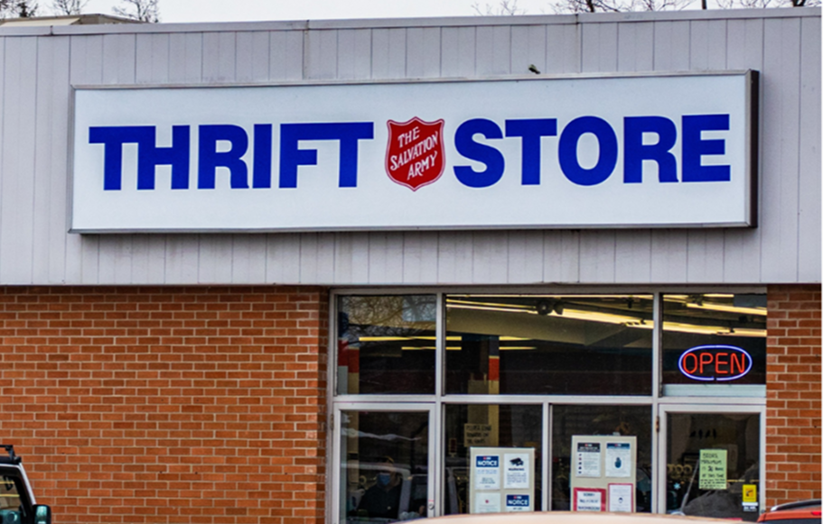 Thrift store entrance
